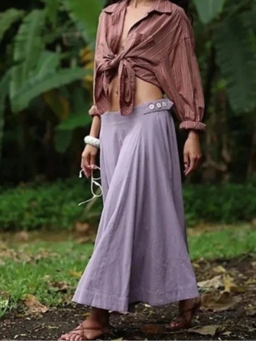 Free People Margaux midi circle skirt